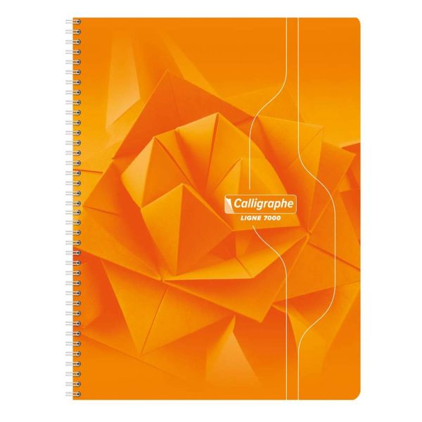 Cahier reliure int&eacute;grale 7000 24&times;32 cm 180 pages grands carreaux 70 g