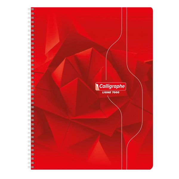 Cahier reliure int&eacute;grale 7000 24&times;32 cm 180 pages grands carreaux 70 g