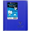 Carnet dessin/croquis Koverbook reliure int&eacute;grale enveloppante A5 100 pages papier blanc 125 g couverture polypropyl&egrave;ne transparent
