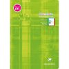 Cahier d'&eacute;criture piqu&eacute; sp&eacute;cial Dys A4 48 pages cadre et lignes 4 couleurs Interligne 3 mm