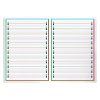 Cahier d'&eacute;criture piqu&eacute; sp&eacute;cial Dys A4 48 pages cadre et lignes 4 couleurs Interligne 3 mm