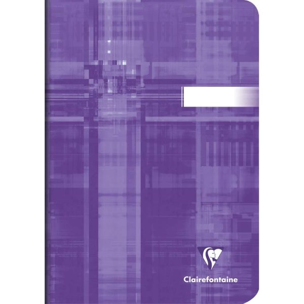 Carnet piqu&eacute; 14,8x21cm 48 pages petits carreaux Couleur al&eacute;atoire