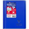 Carnet reliure int&eacute;grale enveloppante Koverbook A5 160 pages petits carreaux couverture polypropyl&egrave;ne transparent