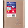 Carnet reliure int&eacute;grale enveloppante Koverbook A5 160 pages lign&eacute; couverture polypropyl&egrave;ne transparent