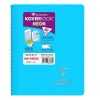 Carnet reliure int&eacute;grale enveloppante Koverbook Neon A5 160 pages lign&eacute; couverture polypropyl&egrave;ne opaque