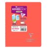 Carnet reliure int&eacute;grale enveloppante Koverbook Neon A5 160 pages lign&eacute; couverture polypropyl&egrave;ne opaque