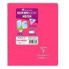 Carnet reliure int&eacute;grale enveloppante Koverbook Neon A5 160 pages lign&eacute; couverture polypropyl&egrave;ne opaque