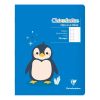 Cahier de po&eacute;sie piqu&eacute; Clairenfantine 17x22cm 48p grands carreaux + uni Couleur al&eacute;atoire