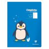 Cahier de po&eacute;sie piqu&eacute; Clairenfantine 24x32cm 48p grands carreaux + uni Couleur al&eacute;atoire