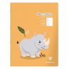 Cahier de po&eacute;sie piqu&eacute; Clairenfantine 24x32cm 48p grands carreaux + uni Couleur al&eacute;atoire