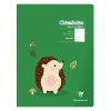 Cahier de po&eacute;sie piqu&eacute; Clairenfantine 24x32cm 48p grands carreaux + uni Couleur al&eacute;atoire