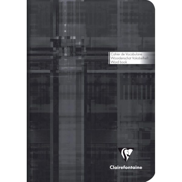 Carnet de vocabulaire piqu&eacute; A5 64 pages lign&eacute; + marge centrale