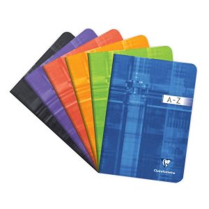 R&eacute;pertoire piqu&eacute; A5 96 pages lign&eacute; Couleur al&eacute;atoire