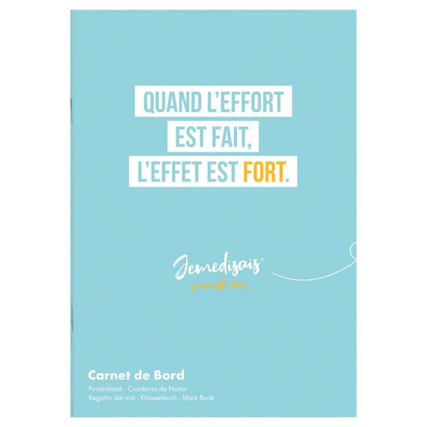 Carnet de bord enseignant piqu&eacute; A5 40 pages Visuels Fantaisie assortis