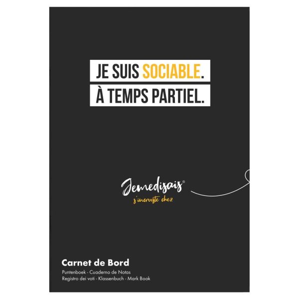 Carnet de bord enseignant piqu&eacute; A5 40 pages Visuels Fantaisie assortis
