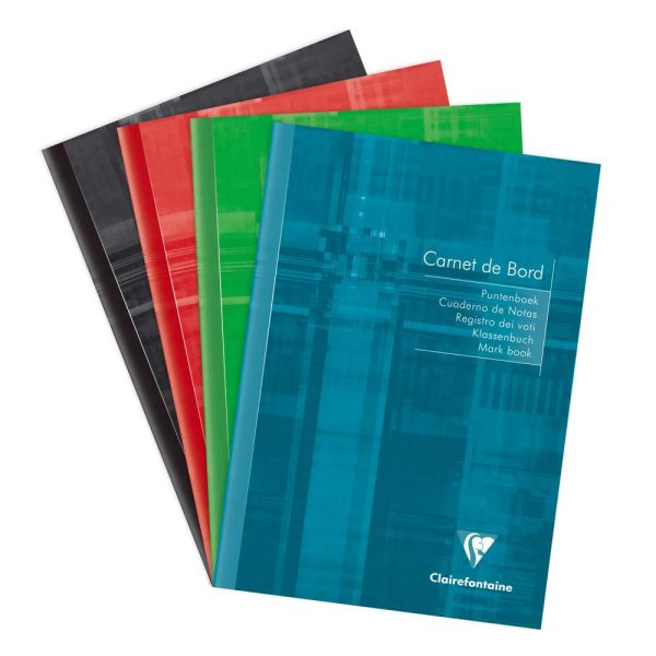 Carnet de bord enseignant piqu&eacute; A5 40 pages Couleur al&eacute;atoire