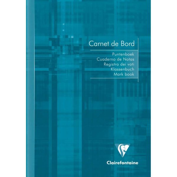Carnet de bord enseignant piqu&eacute; A5 40 pages Couleur al&eacute;atoire