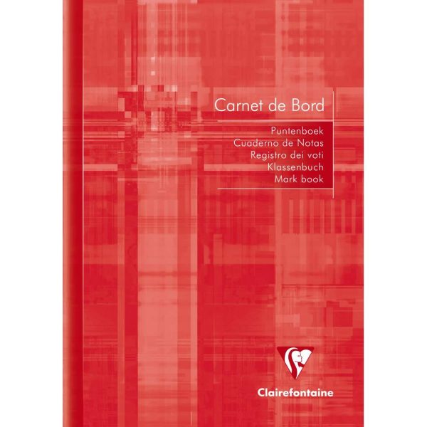 Carnet de bord enseignant piqu&eacute; A5 40 pages Couleur al&eacute;atoire