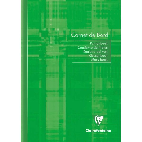 Carnet de bord enseignant piqu&eacute; A5 40 pages Couleur al&eacute;atoire