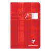 Carnet piqu&eacute; d&eacute;ficients visuels 11x17cm 96 pages grands carreaux noirs 2,5mm agrandis 10x10 Couleur al&eacute;atoire
