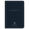 Triomphe PLATINUM carnet piq&ucirc;re textile A5 96 pages lign&eacute; papier ivoire 90 g