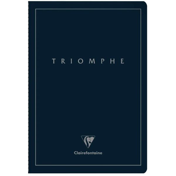 Triomphe PLATINUM cahier piq&ucirc;re textile A4 96 pages lign&eacute; papier ivoire 90 g