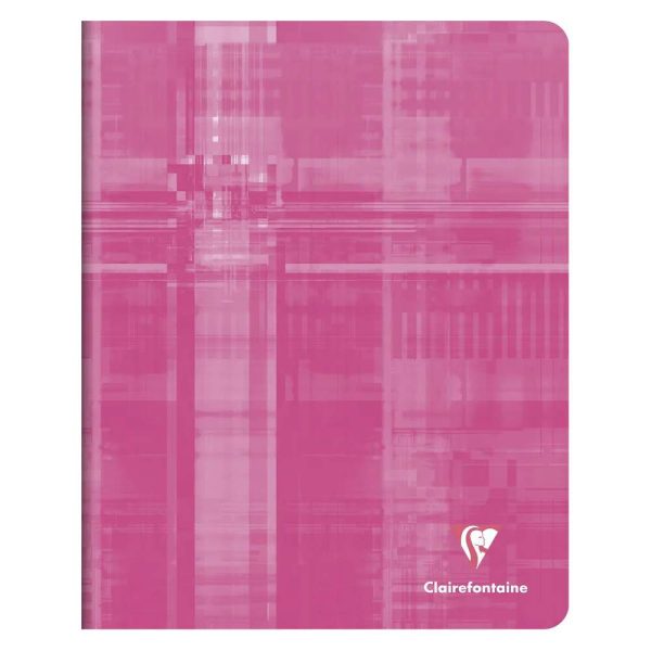 Cahier piqu&eacute; 17&times;22 cm 80 pages quadrill&eacute; 4&times;4