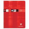 Cahier Travaux Pratiques piqu&eacute; 17x22cm 80 pages grands carreaux + uni Couleur al&eacute;atoire