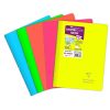 Cahier reliure int&eacute;grale enveloppante Koverbook Neon A4 160 pages lign&eacute; couverture polypropyl&egrave;ne opaque