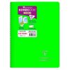 Cahier reliure int&eacute;grale enveloppante Koverbook Neon A4 160 pages lign&eacute; couverture polypropyl&egrave;ne opaque