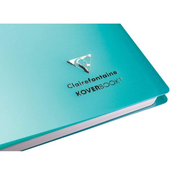 Cahier reliure int&eacute;grale enveloppante Koverbook Silver A4 160 pages lign&eacute; couverture polypropyl&egrave;ne opaque