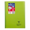 Cahier reliure int&eacute;grale enveloppante Koverbook A4 160 pages lign&eacute; + marge couverture polypropyl&egrave;ne transparent