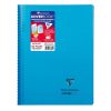 Cahier reliure int&eacute;grale enveloppante Koverbook A4 160 pages lign&eacute; + marge couverture polypropyl&egrave;ne transparent