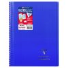 Cahier reliure int&eacute;grale enveloppante Koverbook 24x32cm 160 pages grands carreaux couverture polypropyl&egrave;ne transparent