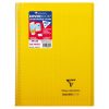 Cahier reliure int&eacute;grale enveloppante Koverbook 24x32cm 160 pages grands carreaux couverture polypropyl&egrave;ne transparent