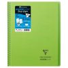 Cahier dessin/croquis Koverbook reliure int&eacute;grale enveloppante A4+ 100 pages papier blanc 125 g couverture polypropyl&egrave;ne transparent