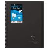 Cahier dessin/croquis Koverbook reliure int&eacute;grale enveloppante A4+ 100 pages papier blanc 125 g couverture polypropyl&egrave;ne transparent