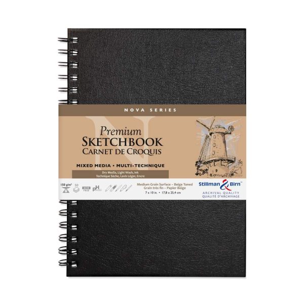 Nova Series carnet spiral&eacute; 50F 17,8&times;25,4cm 150g