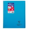 Cahier reliure int&eacute;grale enveloppante Koverbook A4+ 160 pages petits carreaux d&eacute;tachables perfor&eacute; 4 trous couverture polypropyl&egrave;ne transparent