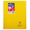 Cahier reliure int&eacute;grale enveloppante Koverbook A4+ 160 pages petits carreaux d&eacute;tachables perfor&eacute; 4 trous couverture polypropyl&egrave;ne transparent