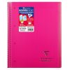 Cahier reliure int&eacute;grale enveloppante Koverbook A4+ 160 pages petits carreaux d&eacute;tachables perfor&eacute; 4 trous couverture polypropyl&egrave;ne transparent