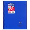 Cahier reliure int&eacute;grale enveloppante Koverbook A4+ 160 pages grands carreaux d&eacute;tachables perfor&eacute; 4 trous couverture polypropyl&egrave;ne transparent