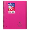 Cahier reliure int&eacute;grale enveloppante Koverbook A4+ 160 pages grands carreaux d&eacute;tachables perfor&eacute; 4 trous couverture polypropyl&egrave;ne transparent