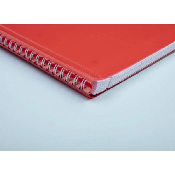 Cahier reliure int&eacute;grale enveloppante Koverbook TWIN A4+ 80 pages grands carreaux + 80 pages petits carreaux d&eacute;tachables perfor&eacute; 4 trous couverture polypropyl&egrave;ne bicolore