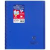 Cahier reliure int&eacute;grale enveloppante Koverbook A4+ 160 pages lign&eacute; sans marge d&eacute;tachables perfor&eacute; 4 trous couverture polypropyl&egrave;ne transparent