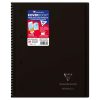 Cahier reliure int&eacute;grale enveloppante Koverbook A4+ 160 pages lign&eacute; sans marge d&eacute;tachables perfor&eacute; 4 trous couverture polypropyl&egrave;ne transparent