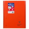 Cahier reliure int&eacute;grale enveloppante Koverbook A4+ 160 pages lign&eacute; sans marge d&eacute;tachables perfor&eacute; 4 trous couverture polypropyl&egrave;ne transparent