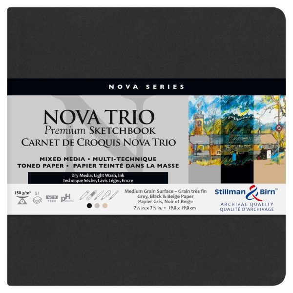 Nova Trio carnet souple 46F 19x19cm 150g