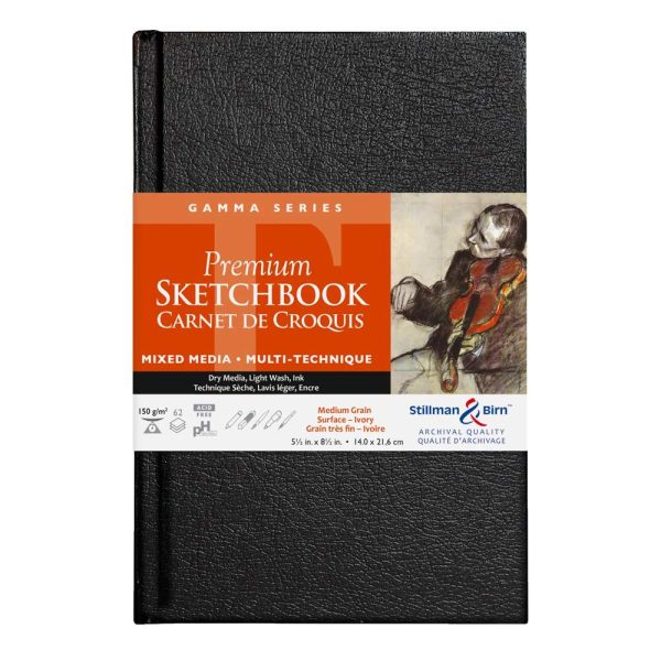 Gamma Series carnet rembord&eacute; rigide 62F 14&times;21,6cm 150g