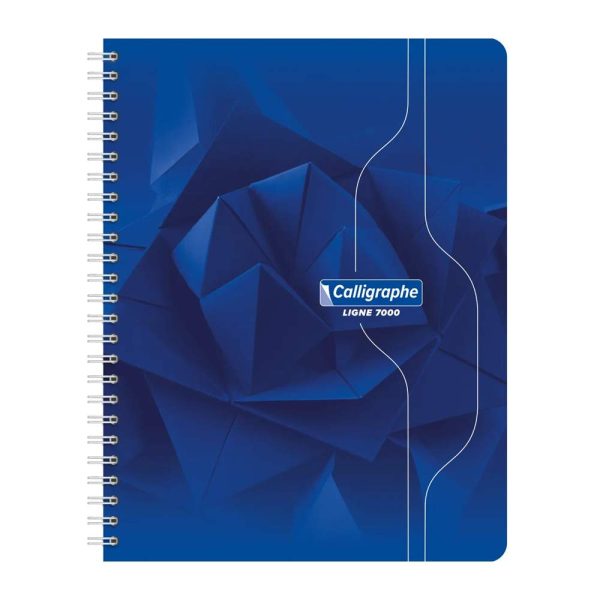 Cahier reliure int&eacute;grale 7000 17&times;22 cm 180 pages grands carreaux 70 g